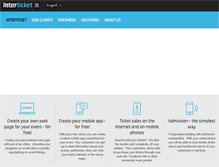 Tablet Screenshot of interticket.com